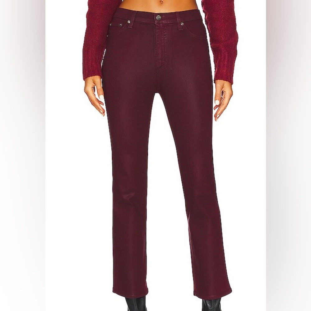 Pistola Lennon Merlot Coated Crop Boot